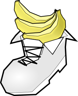 ePotku (and Potku) logo, featuring a hand of bananas in a shoe